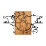 WALLXPERT Dekorativni drveni zidni dodatak World Map 324 - slika 4