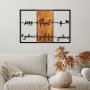 WALLXPERT Dekorativni drveni zidni dodatak Respect Your Home Your Family Your Love 1 - slika 3