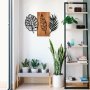 WALLXPERT Dekorativni drveni zidni dodatak Triple Leaves 384 - slika 3