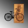 WALLXPERT Dekorativni drveni zidni dodatak Historical Floral Bike M 377 - slika 4