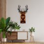 WALLXPERT Dekorativni drveni zidni dodatak Deer in Mountain - slika 3