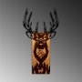 WALLXPERT Dekorativni drveni zidni dodatak Deer in Mountain - slika 5