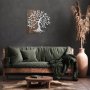 WALLXPERT Dekorativni drveni zidni dodatak Tree Silver - slika 3