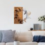 WALLXPERT Dekorativni drveni zidni dodatak Spiral Birds 2 - slika 2
