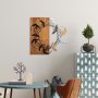 WALLXPERT Dekorativni drveni zidni dodatak Spiral Birds 2 - slika 3