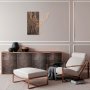 WALLXPERT Dekorativni drveni zidni dodatak Deer1 Copper - slika 4