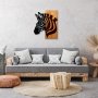 WALLXPERT Dekorativni drveni zidni dodatak Zebra v2 - slika 3