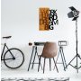 WALLXPERT Dekorativni drveni zidni dodatak Work Hard Dream Big - slika 4