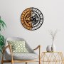 WALLXPERT Dekorativni drveni zidni sat Wooden Clock 59 - slika 2
