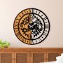 WALLXPERT Dekorativni drveni zidni sat Wooden Clock 59 - slika 1