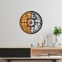 WALLXPERT Dekorativni drveni zidni sat Wooden Clock 70 - slika 2
