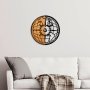 WALLXPERT Dekorativni drveni zidni sat Wooden Clock 70 - slika 3