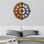 WALLXPERT Dekorativni drveni zidni sat Wooden Clock 63 - slika 2