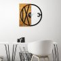 WALLXPERT Dekorativni drveni zidni sat Wooden Clock 24 - slika 3