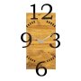 WALLXPERT Dekorativni drveni zidni sat Wooden Clock 2 - slika 4