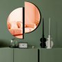 WALLXPERT Dekorativno ogledalo Ozgl522 Rose Gold - slika 1