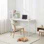 ModernHome Radni sto 120x60 cm sa policama White - slika 3