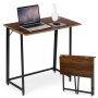 ModernHome Sklopivi sto za kompijuter 80x45 cm Laptop Table Dark wood - slika 1