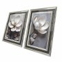 WALLXPERT Dekorativna slika u ramu (2 komada) 2P4363Kromgumusct 001 - slika 3