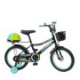 ARISTOM 724-16” Crosser Dečiji bicikl sa pomoćnim točkovima crno-zeleni - slika 2