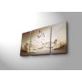 WALLXPERT Dekorativni zidni sat od platna (3 komada) 3P204045CS 18 - slika 3