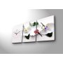 WALLXPERT Dekorativni zidni sat od platna (3 komada) 3P3040CS 13 - slika 3