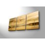 WALLXPERT Dekorativni zidni sat od platna (3 komada) 3P3040CS 34 - slika 3