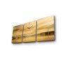 WALLXPERT Dekorativni zidni sat od platna (3 komada) 3P3040CS 34 - slika 4