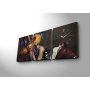 WALLXPERT Dekorativni zidni sat od platna (3 komada) 3P3040CS 60 - slika 3