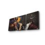 WALLXPERT Dekorativni zidni sat od platna (3 komada) 3P3040CS 60 - slika 4