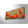 WALLXPERT Dekorativni zidni sat od platna (3 komada) 3P3040CS 69 - slika 3