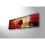 WALLXPERT Dekorativni zidni sat od platna (3 komada) 3P2828CS 10 - slika 3