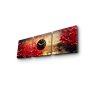 WALLXPERT Dekorativni zidni sat od platna (3 komada) 3P2828CS 10 - slika 4