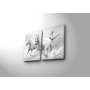 WALLXPERT Dekorativni zidni sat od platna (2 komada) 2P3040CS 103 - slika 3