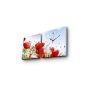 WALLXPERT Dekorativni zidni sat od platna (2 komada) 2P2828CS 15 - slika 4