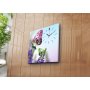 WALLXPERT Dekorativni zidni sat od platna 4545CS 45 - slika 2