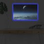 WALLXPERT Dekorativno LED osvetljeno platno sa slikanjem NASA 037 - slika 3