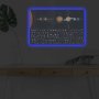 WALLXPERT Dekorativno LED osvetljeno platno sa slikanjem NASA 010 - slika 3