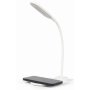 GEMBIRD TA-WPC10-LED-01-W LED Stona lampa + QI bezicni punjac max10W Bela - slika 2
