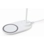 GEMBIRD TA-WPC10-LED-01-W LED Stona lampa + QI bezicni punjac max10W Bela - slika 3