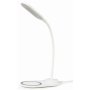 GEMBIRD TA-WPC10-LED-01-W LED Stona lampa + QI bezicni punjac max10W Bela - slika 1