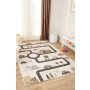 Conceptum Hypnose Tepih (200x290) Bohem Kids Road Cream Grey - slika 1