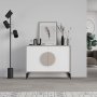 HANAH HOME Samostojeća komoda Gora 110 Light Mocha White - slika 1