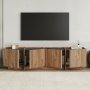 HANAH HOME Polica za TV Lowen Atlantic Pine Anthracite - slika 3