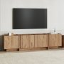 HANAH HOME Polica za TV Lowen Atlantic Pine Anthracite - slika 1