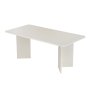 HANAH HOME Trpezarijski sto Linza Wood White - slika 3