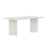HANAH HOME Trpezarijski sto Linza Wood White - slika 4