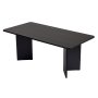 HANAH HOME Trpezarijski sto Linza Wood Black - slika 3