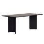 HANAH HOME Trpezarijski sto Linza Wood Black - slika 4
