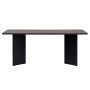 HANAH HOME Trpezarijski sto Linza Wood Black - slika 5